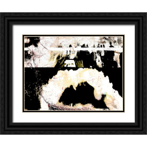 NightFall Black Ornate Wood Framed Art Print with Double Matting by Tenoever, William