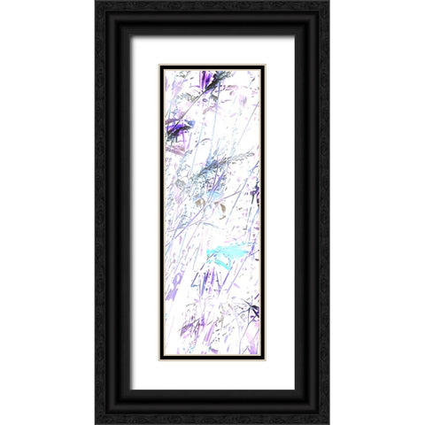 Flora Impressions 1 Black Ornate Wood Framed Art Print with Double Matting by Tenoever, William