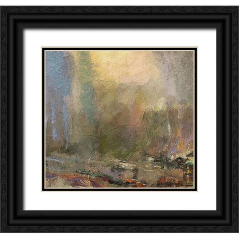 Musings II FX Black Ornate Wood Framed Art Print with Double Matting by Tienhaara, Michael