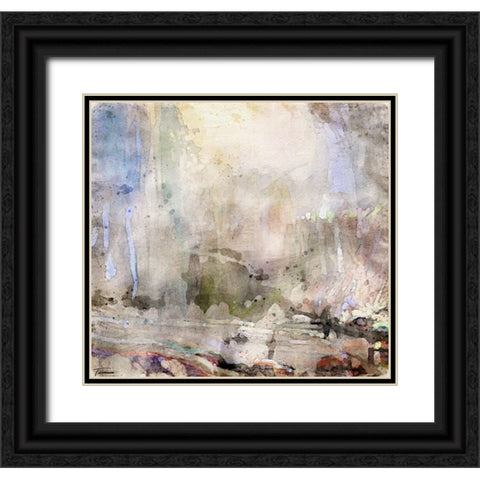 Musings II WC V II Black Ornate Wood Framed Art Print with Double Matting by Tienhaara, Michael