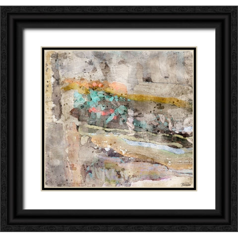 Reflective II WC V II Black Ornate Wood Framed Art Print with Double Matting by Tienhaara, Michael