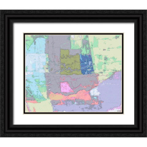 Sherbert I V 1 Black Ornate Wood Framed Art Print with Double Matting by Tienhaara, Michael