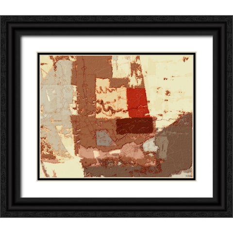 Sherbert I V 2 Black Ornate Wood Framed Art Print with Double Matting by Tienhaara, Michael