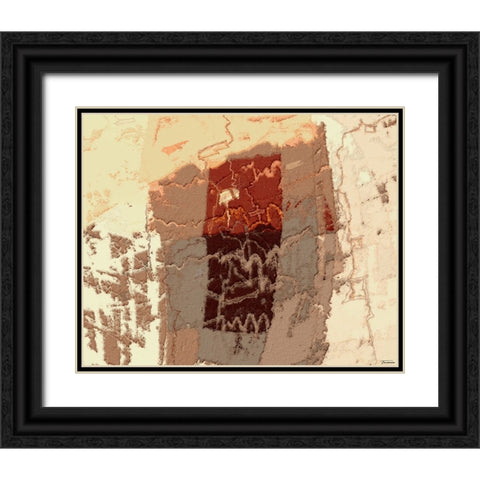 Sherbert II V 2 Black Ornate Wood Framed Art Print with Double Matting by Tienhaara, Michael