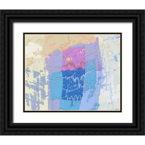 Sherbert II V 3 Black Ornate Wood Framed Art Print with Double Matting by Tienhaara, Michael