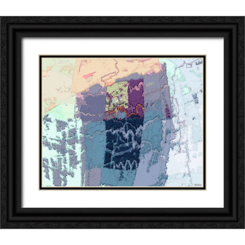 Sherbert II V 4 Black Ornate Wood Framed Art Print with Double Matting by Tienhaara, Michael