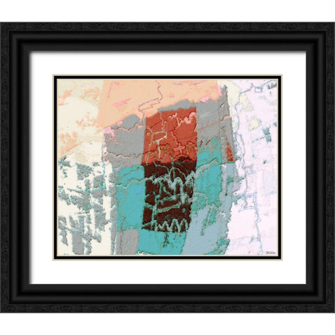 Sherbert II V 6 Black Ornate Wood Framed Art Print with Double Matting by Tienhaara, Michael