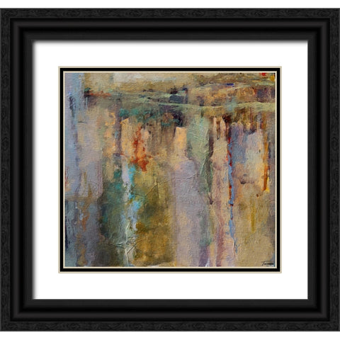 Musings I FX Black Ornate Wood Framed Art Print with Double Matting by Tienhaara, Michael