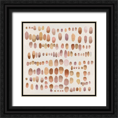 Playful Bronze I Black Ornate Wood Framed Art Print with Double Matting by Perry, Angela