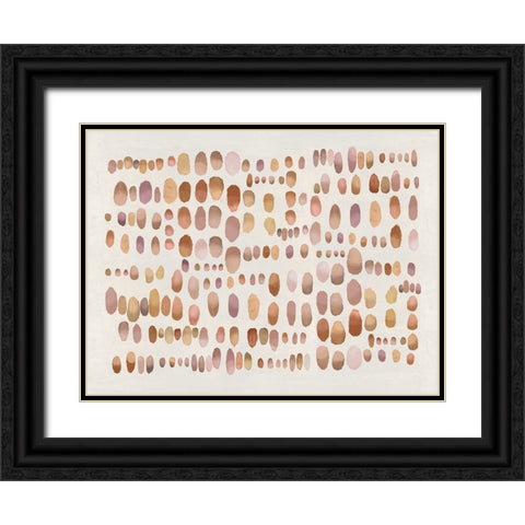 Playful Bronze III Black Ornate Wood Framed Art Print with Double Matting by Perry, Angela