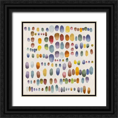 Playful II Black Ornate Wood Framed Art Print with Double Matting by Perry, Angela