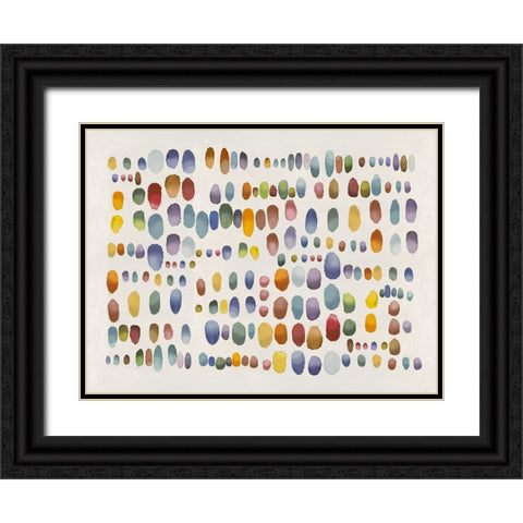 Playful III Black Ornate Wood Framed Art Print with Double Matting by Perry, Angela