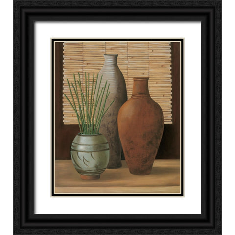 Composizione in interno I Black Ornate Wood Framed Art Print with Double Matting by Mazo, Andre