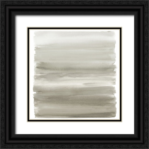 Ombre Neutral II Black Ornate Wood Framed Art Print with Double Matting by Corbin, Allie