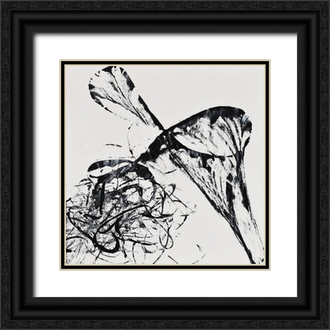 String Theory Energy Black Ornate Wood Framed Art Print with Double Matting by Klingeler, Christian