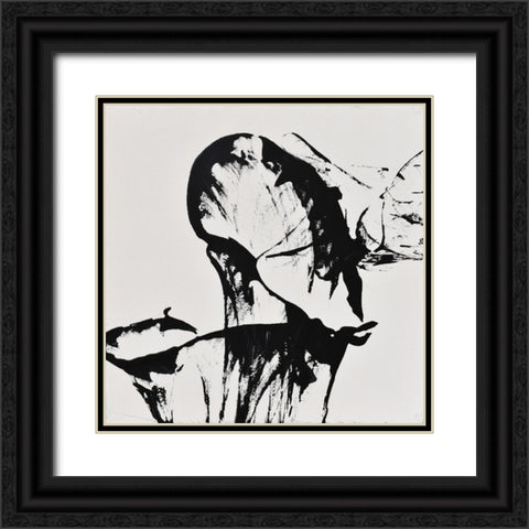 String Theory Time Black Ornate Wood Framed Art Print with Double Matting by Klingeler, Christian