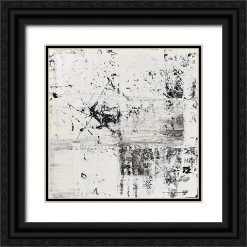 Elemental Frost Black Ornate Wood Framed Art Print with Double Matting by Klingeler, Christian