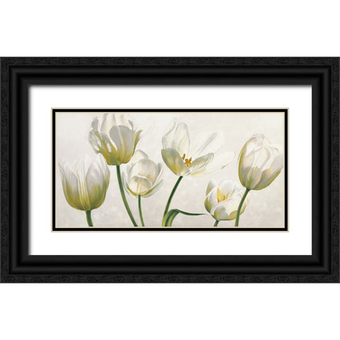 Soffio di luce Black Ornate Wood Framed Art Print with Double Matting by Barberini, Eva