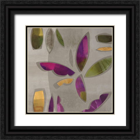 Dance I Black Ornate Wood Framed Art Print with Double Matting by Baker, Elena