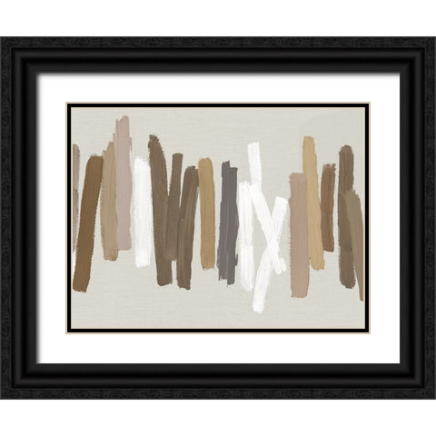 Stokes in Brown II Black Ornate Wood Framed Art Print with Double Matting by Roberts, Ellie