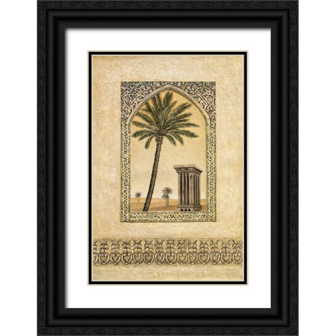 Desert Wind I Black Ornate Wood Framed Art Print with Double Matting by Moreau, Eduardo