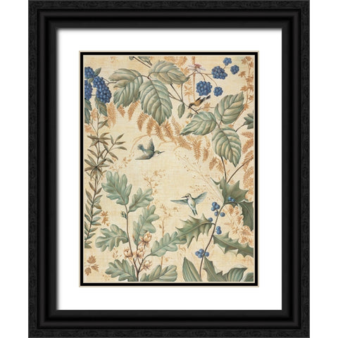 Nature I Black Ornate Wood Framed Art Print with Double Matting by Bouchardeau, Frances