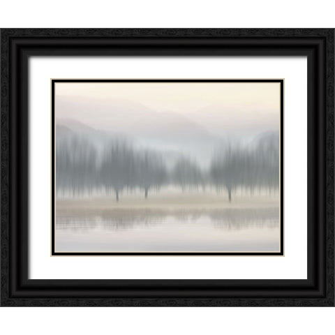 Early Morning III Black Ornate Wood Framed Art Print with Double Matting by Clark, Madeline