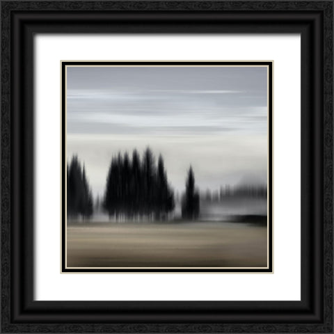 New Day II Black Ornate Wood Framed Art Print with Double Matting by Clark, Madeline
