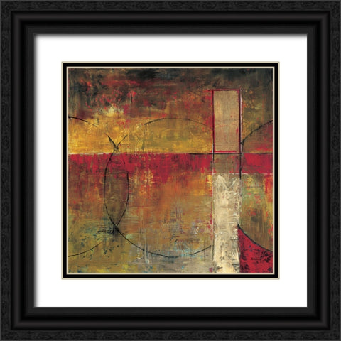 Motion I Black Ornate Wood Framed Art Print with Double Matting by Klung, Mike