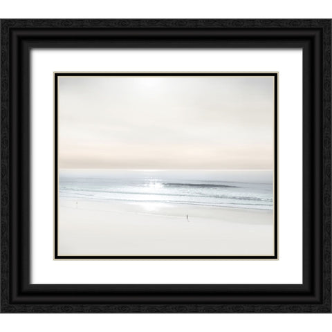 Beach Walk V Black Ornate Wood Framed Art Print with Double Matting by Olsen, Maggie