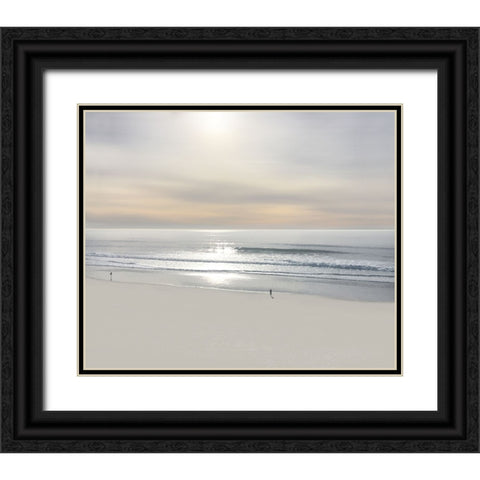 Beach Walk VI Black Ornate Wood Framed Art Print with Double Matting by Olsen, Maggie