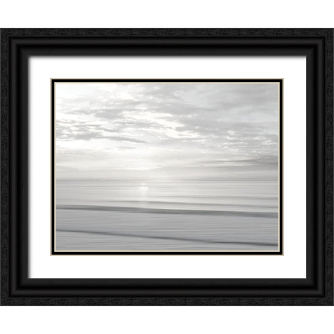 Coastal Light I Black Ornate Wood Framed Art Print with Double Matting by Olsen, Maggie