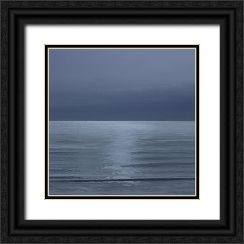 Moonlit Ocean II Black Ornate Wood Framed Art Print with Double Matting by Olsen, Maggie
