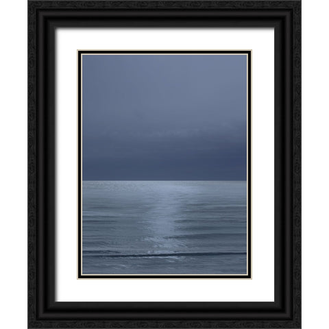 Moonlit Ocean III Black Ornate Wood Framed Art Print with Double Matting by Olsen, Maggie