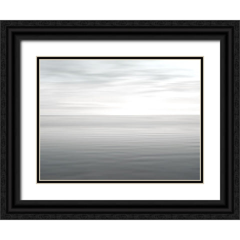 Ocean Ripples II Black Ornate Wood Framed Art Print with Double Matting by Olsen, Maggie