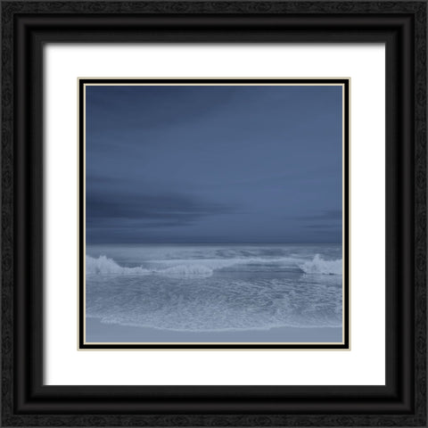 The Surf I Black Ornate Wood Framed Art Print with Double Matting by Olsen, Maggie