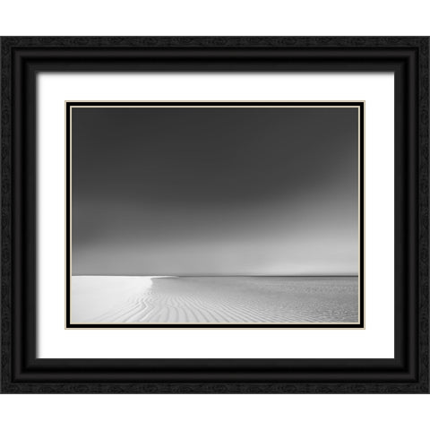 Waters Edge II Black Ornate Wood Framed Art Print with Double Matting by Olsen, Maggie