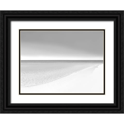 Waters Edge IV Black Ornate Wood Framed Art Print with Double Matting by Olsen, Maggie