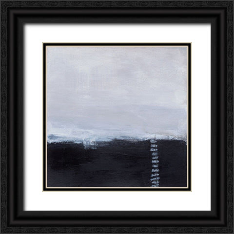 Staircase I Black Ornate Wood Framed Art Print with Double Matting by Oppenheimer, Michelle