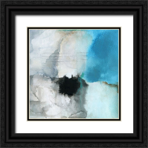 Petals Black Ornate Wood Framed Art Print with Double Matting by Oppenheimer, Michelle