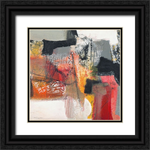 Passione I Black Ornate Wood Framed Art Print with Double Matting by Piovan, Maurizio