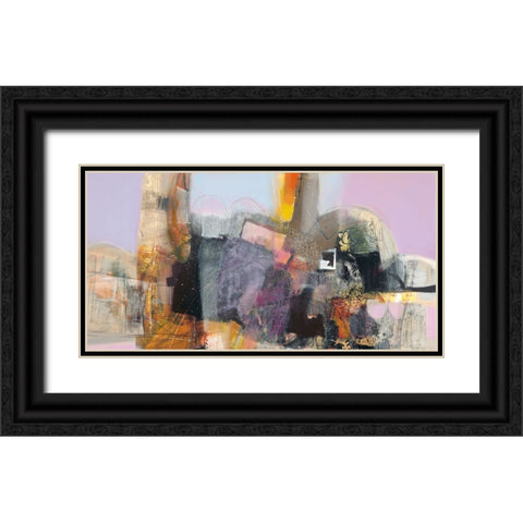 Trasparenze Black Ornate Wood Framed Art Print with Double Matting by Piovan, Maurizio