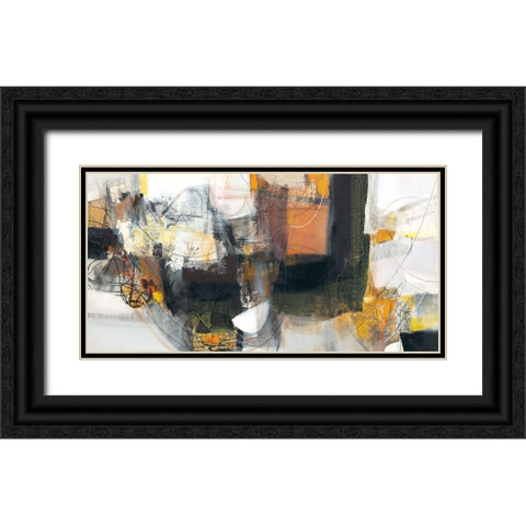 Tutta unaltra cosa Black Ornate Wood Framed Art Print with Double Matting by Piovan, Maurizio