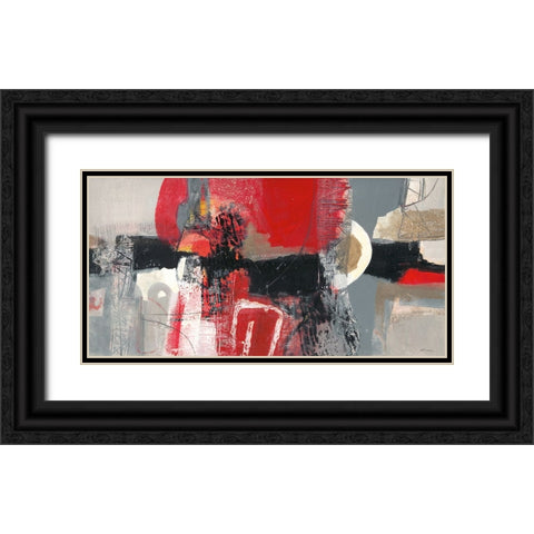 Passione Black Ornate Wood Framed Art Print with Double Matting by Piovan, Maurizio