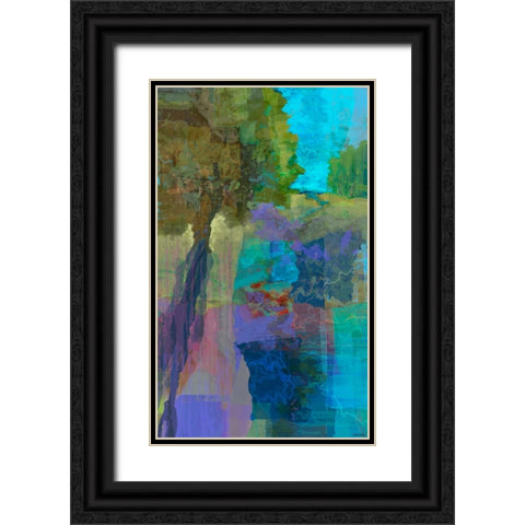 Autumn song IV Black Ornate Wood Framed Art Print with Double Matting by Tienhaara, Michael