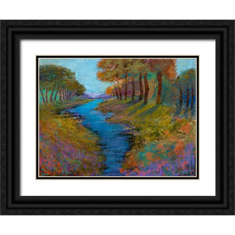 Dreamscape II Black Ornate Wood Framed Art Print with Double Matting by Tienhaara, Michael