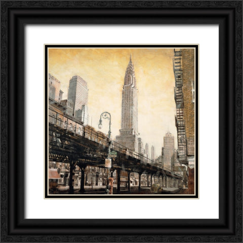The Chrysler Building from the Black Ornate Wood Framed Art Print with Double Matting by Daniels, Matthew