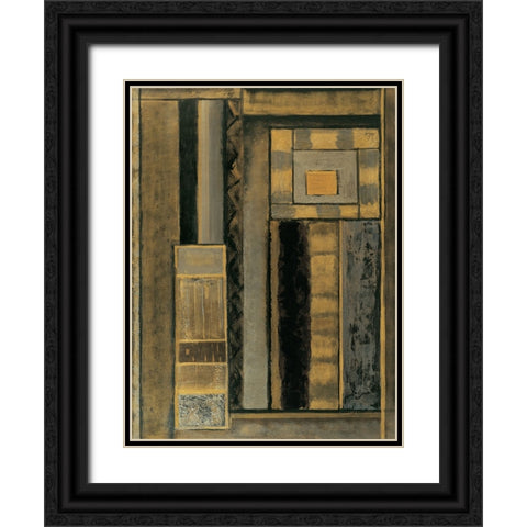 Hard Drive II Black Ornate Wood Framed Art Print with Double Matting by Carelli, Patricia