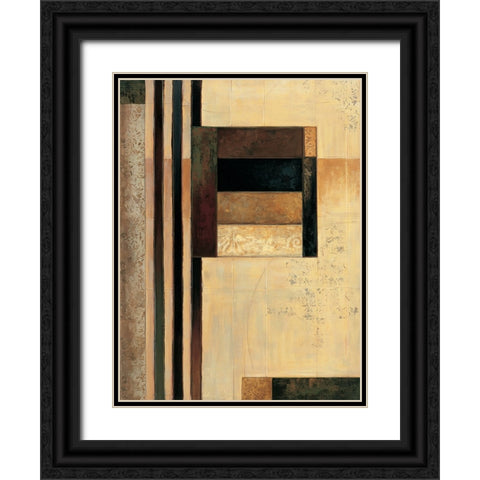Direct I Black Ornate Wood Framed Art Print with Double Matting by Sanderson, Paul