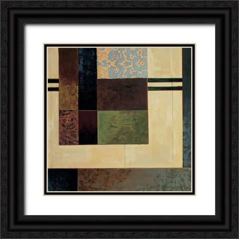 Inside Edition I Black Ornate Wood Framed Art Print with Double Matting by Sanderson, Paul
